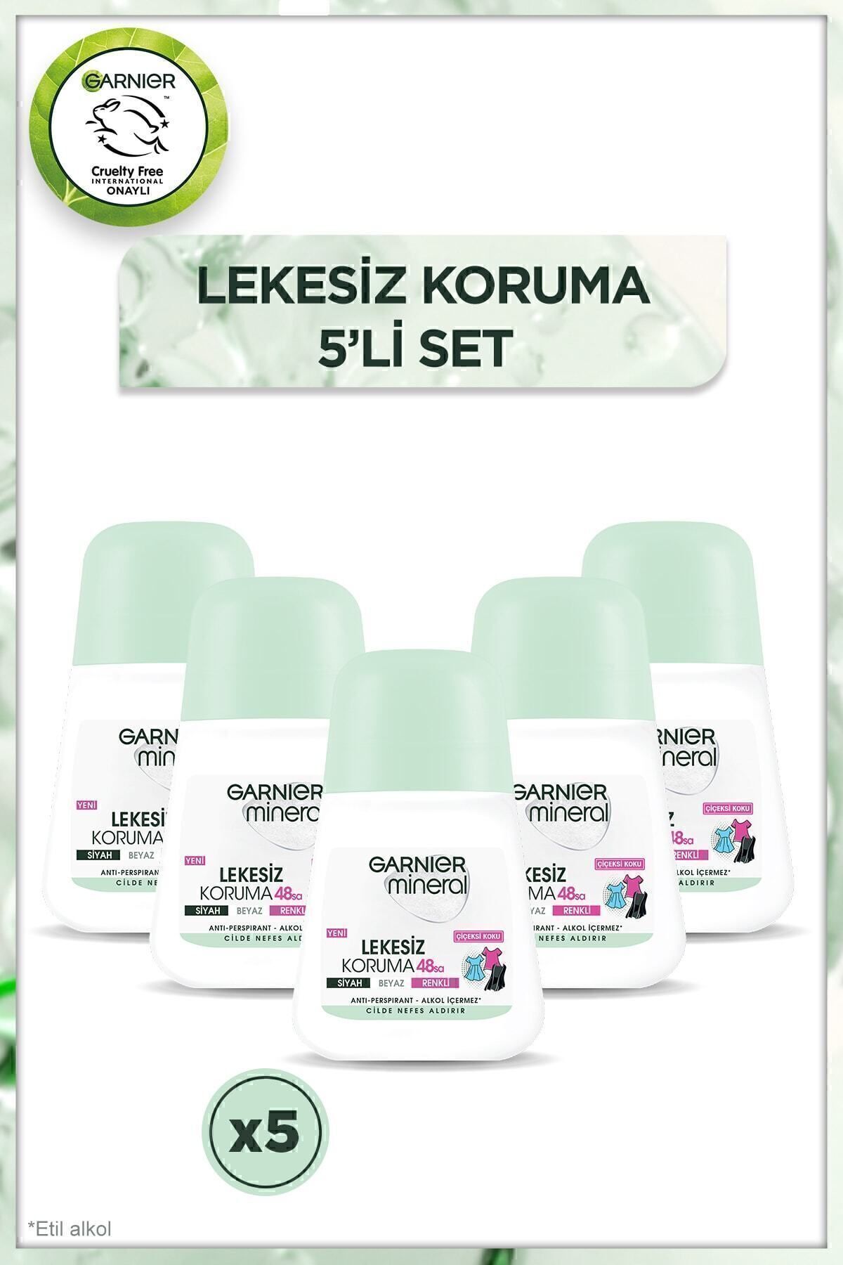 Garnier 5'li Mineral Lekesiz Koruma Roll-on Deodorant Seti