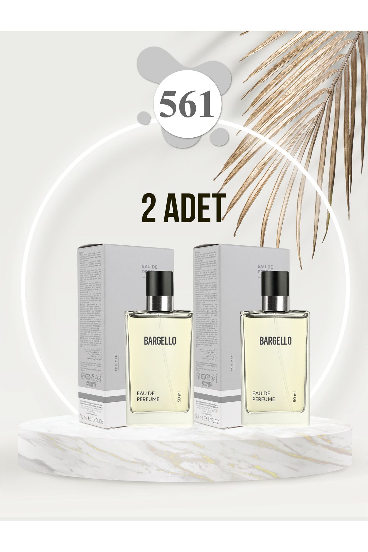 Bargello 561 Fresh Edp 50 ml 2 Adet Erkek Parfüm 8691841329561