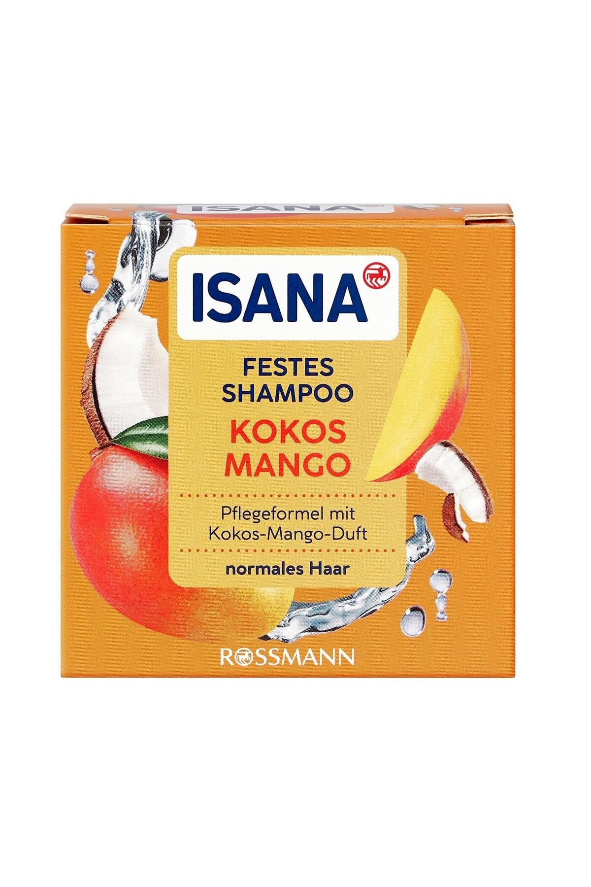 ISANA Vegan Katı Şampuan Hindistan Cevizi - Mango Kokulu 65 Gr