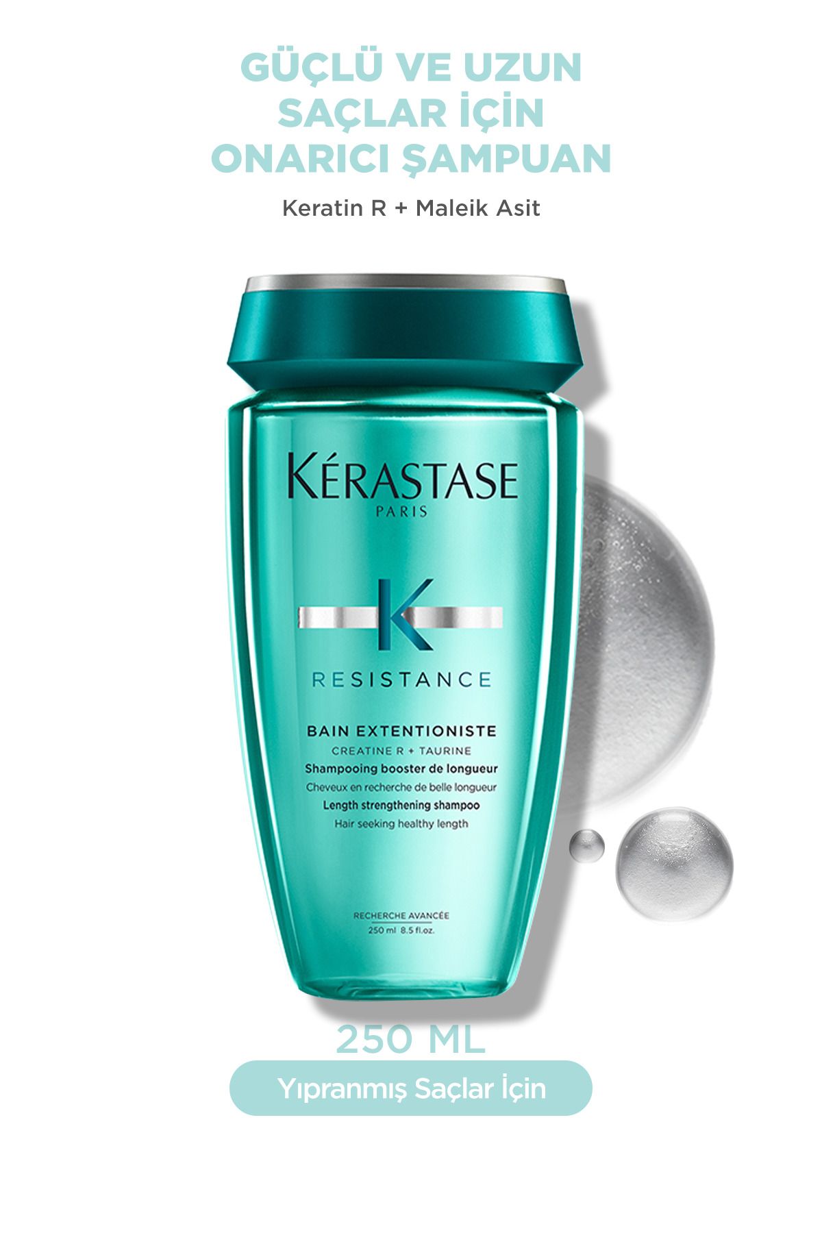 Kerastase Resistance Bain Extentioniste Daha Sağlıklı Uzayan Güçlü Saçlar Için Onarıcı Şampuan 250 M