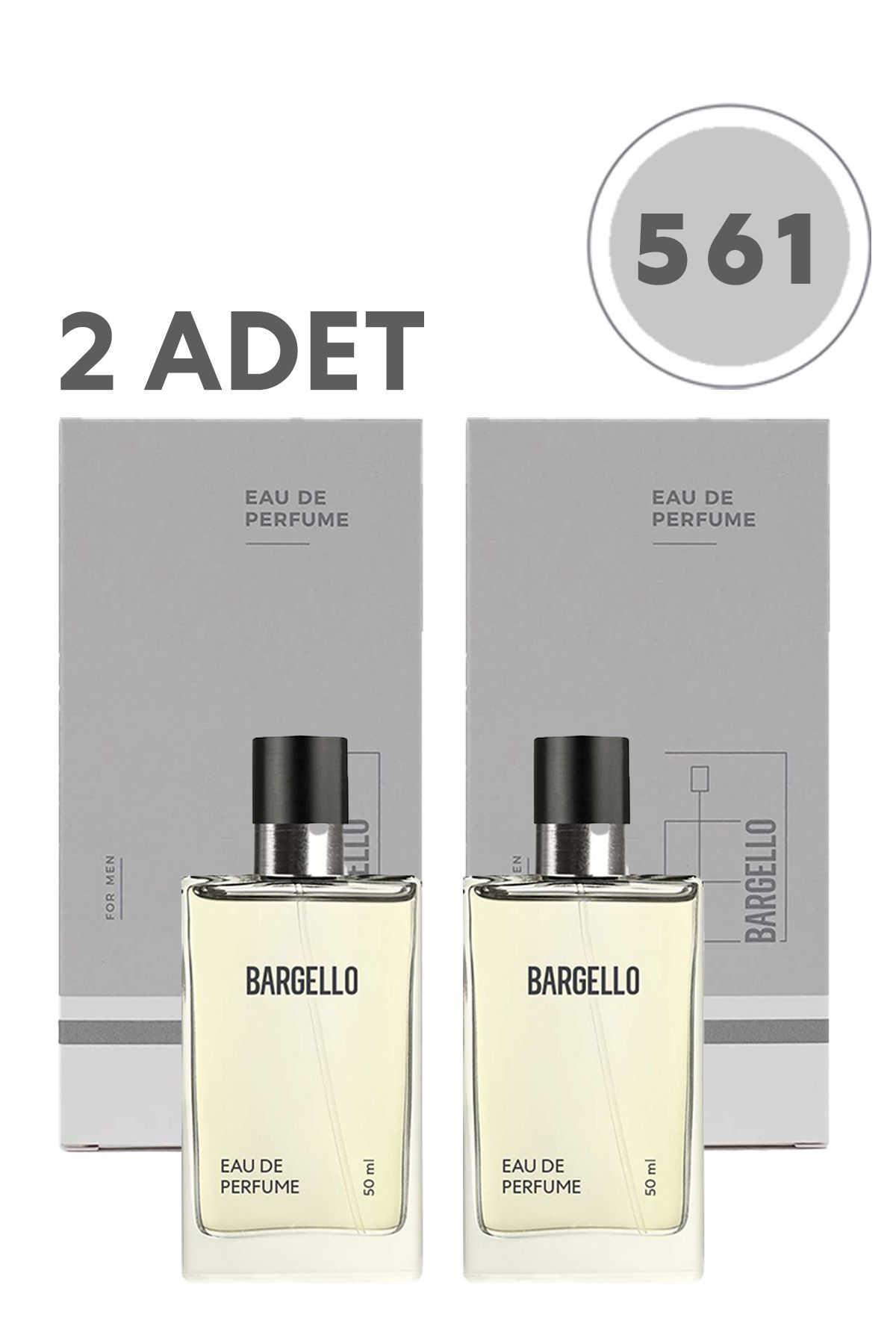 Bargello 561 Erkek 50 ml Parfüm Edp Fresh 2 Adet