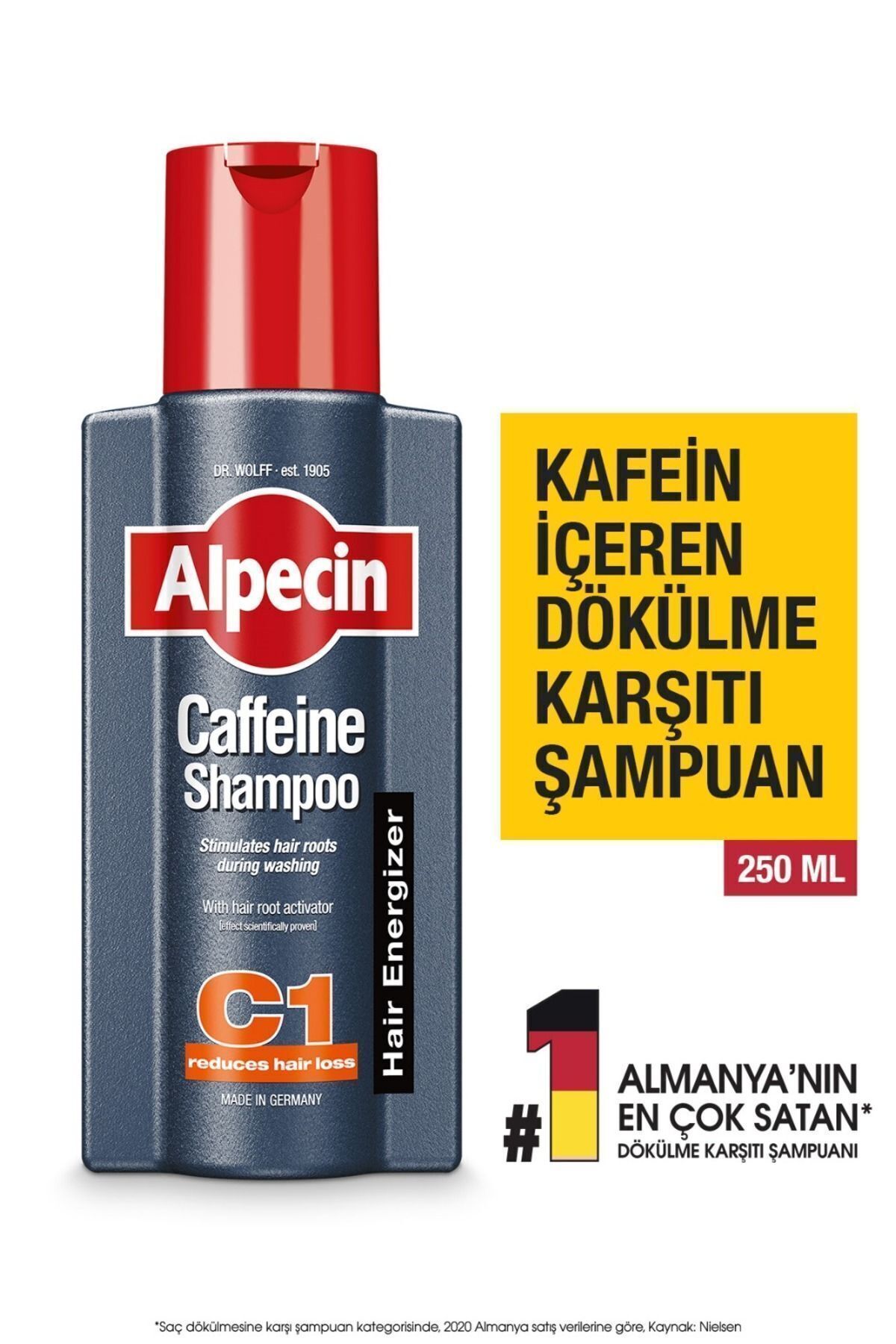 Alpecin C1 - Kafeinli Dökülme Karşıtı Şampuan