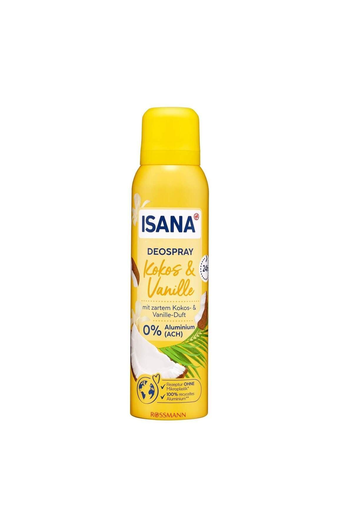 ISANA Deodorant Hindistan Cevizi & Vanilya 150 Ml