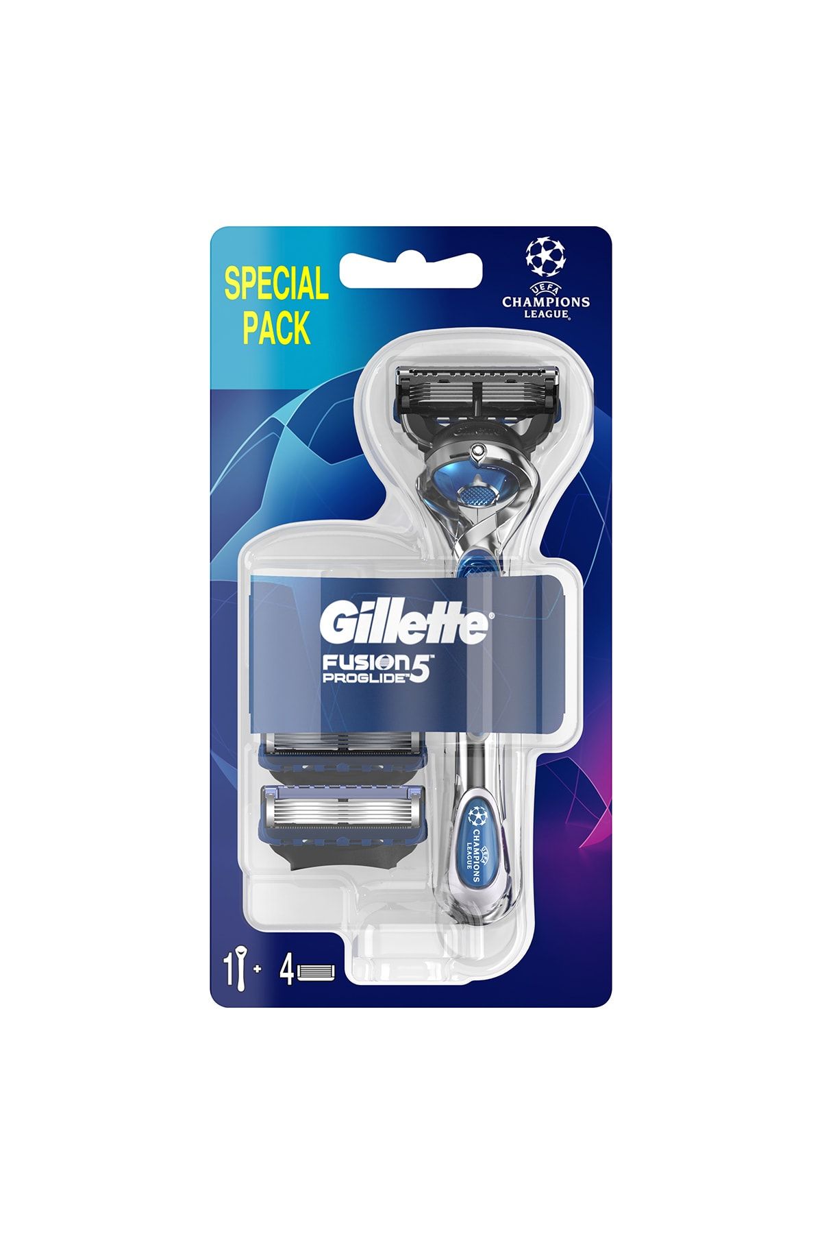 Gillette Fusion5 Proglide Makine + 3 Yedek  Bıçak