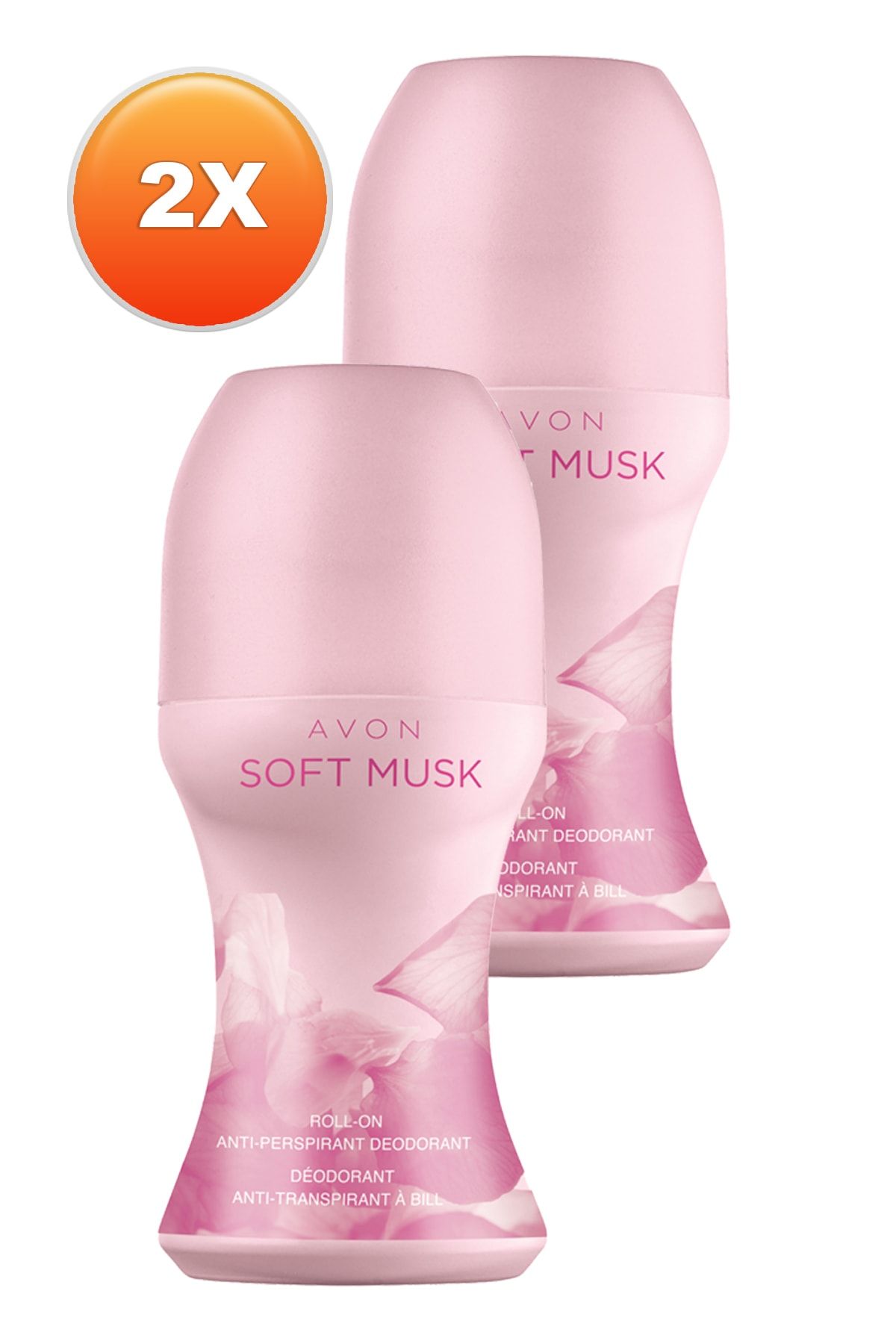 Avon Soft Musk Kadın Rollon 50 Ml. İkili Set