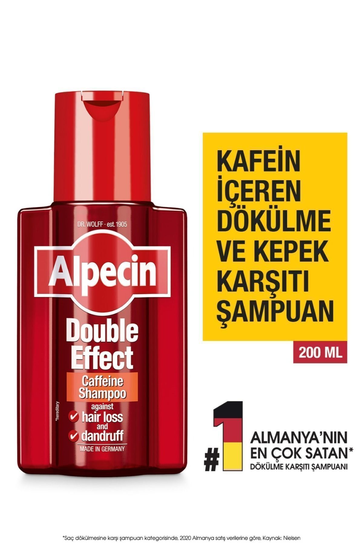 Alpecin Alpecin Kafein Içeren Dökülme Ve Kepek Karşıtı Şampuan 200ml