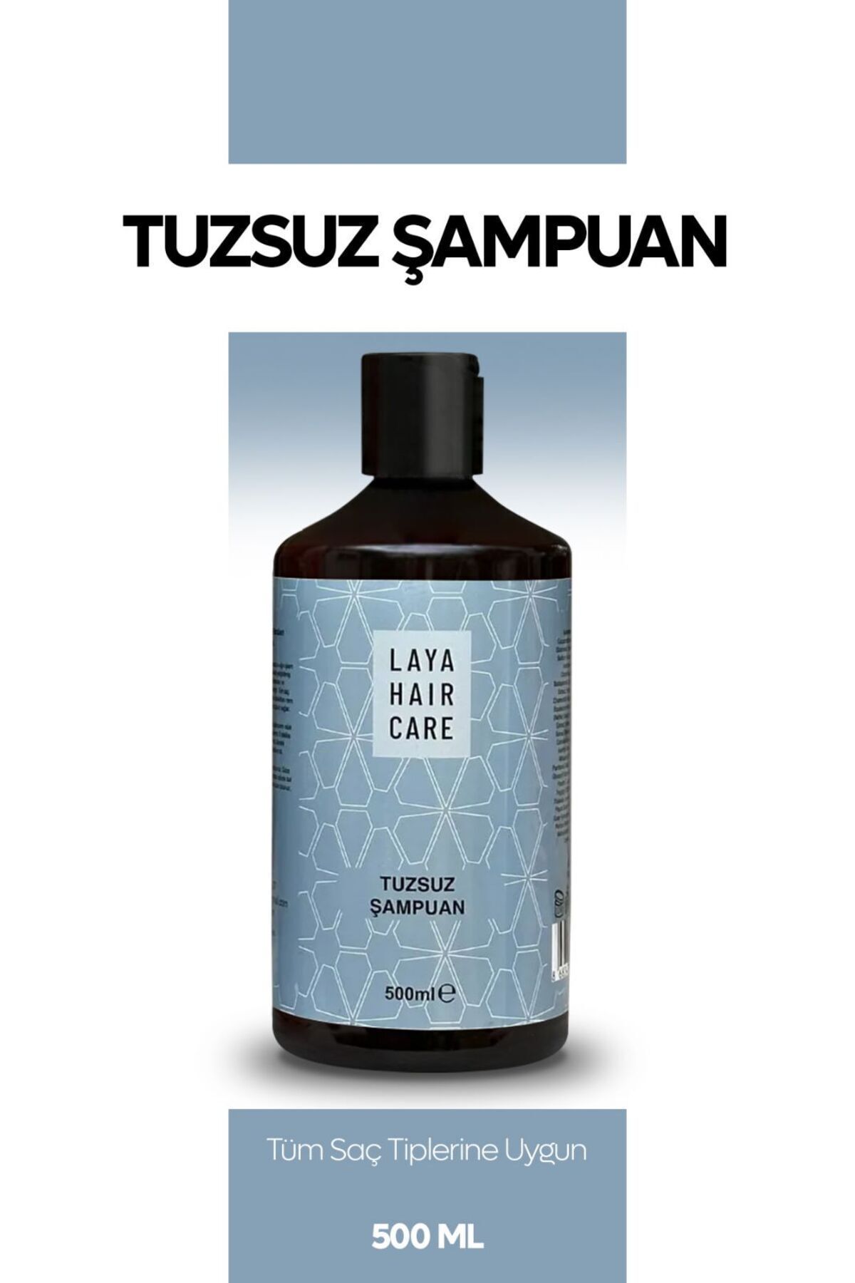 laya hair care Kepeğe Karşı Etkili Yıpranmış Saçlar Için Bakım Şampuanı Japon Gülü Özlü Tuzsuz Biotin Katkılı 500ml