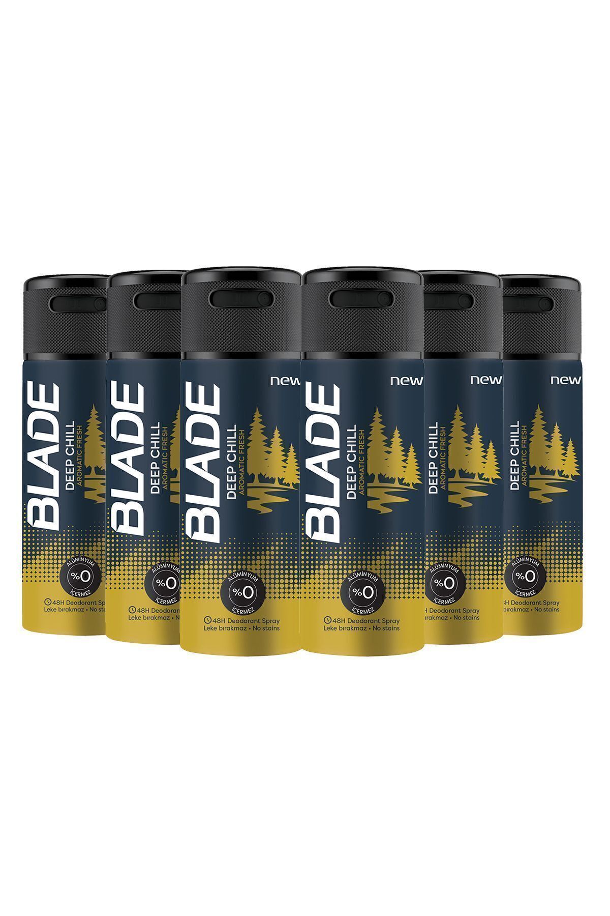 Blade Deep Chill Erkek Deodorant 6x150ml