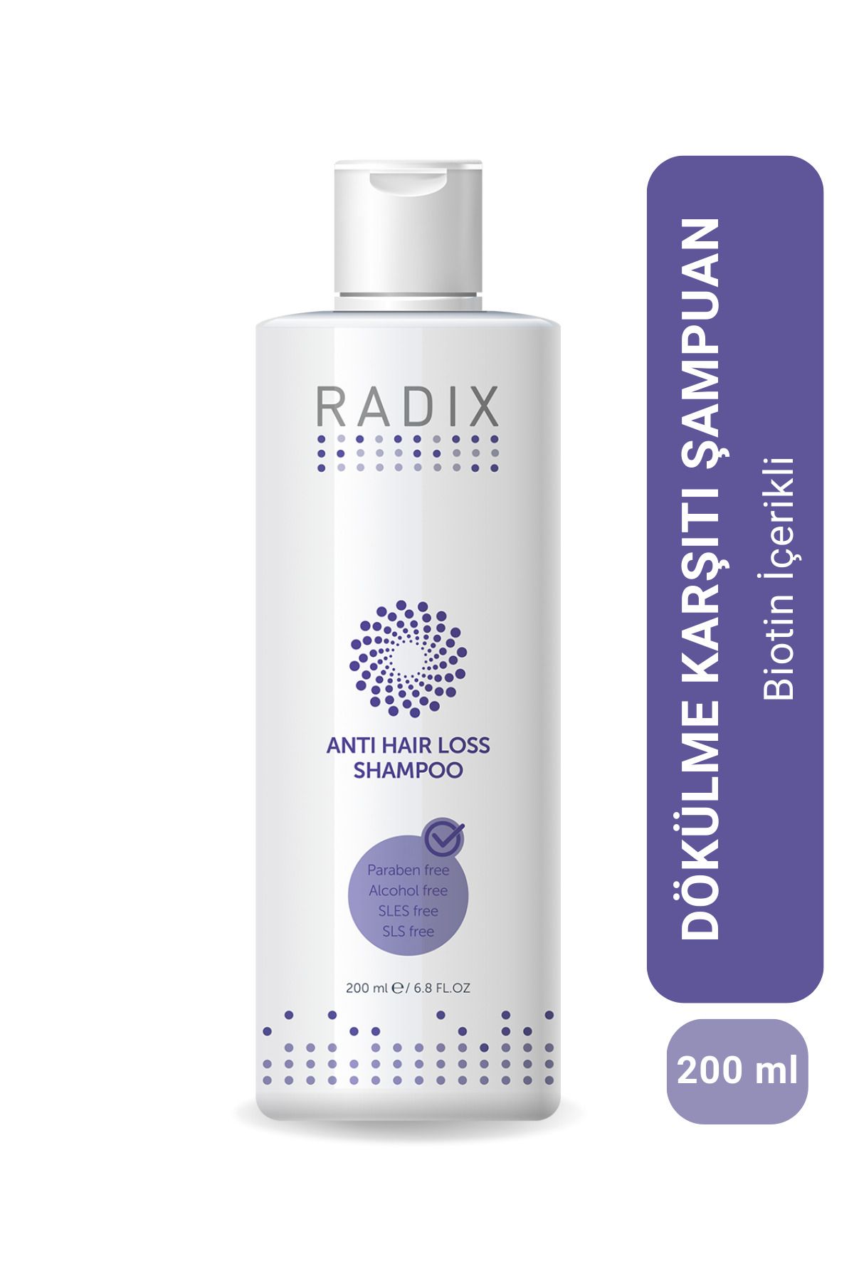 Radix Saç Dökülme Karşıtı Şampuan - Anti Hair Loss Shampoo 200 Ml 8681877436219