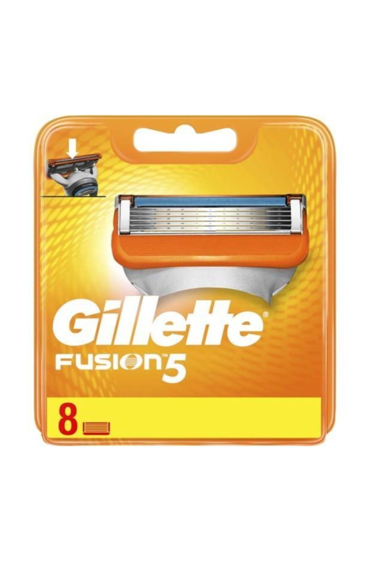 Gillette Fusion Yedek Tıraş Bıçağı 8'li