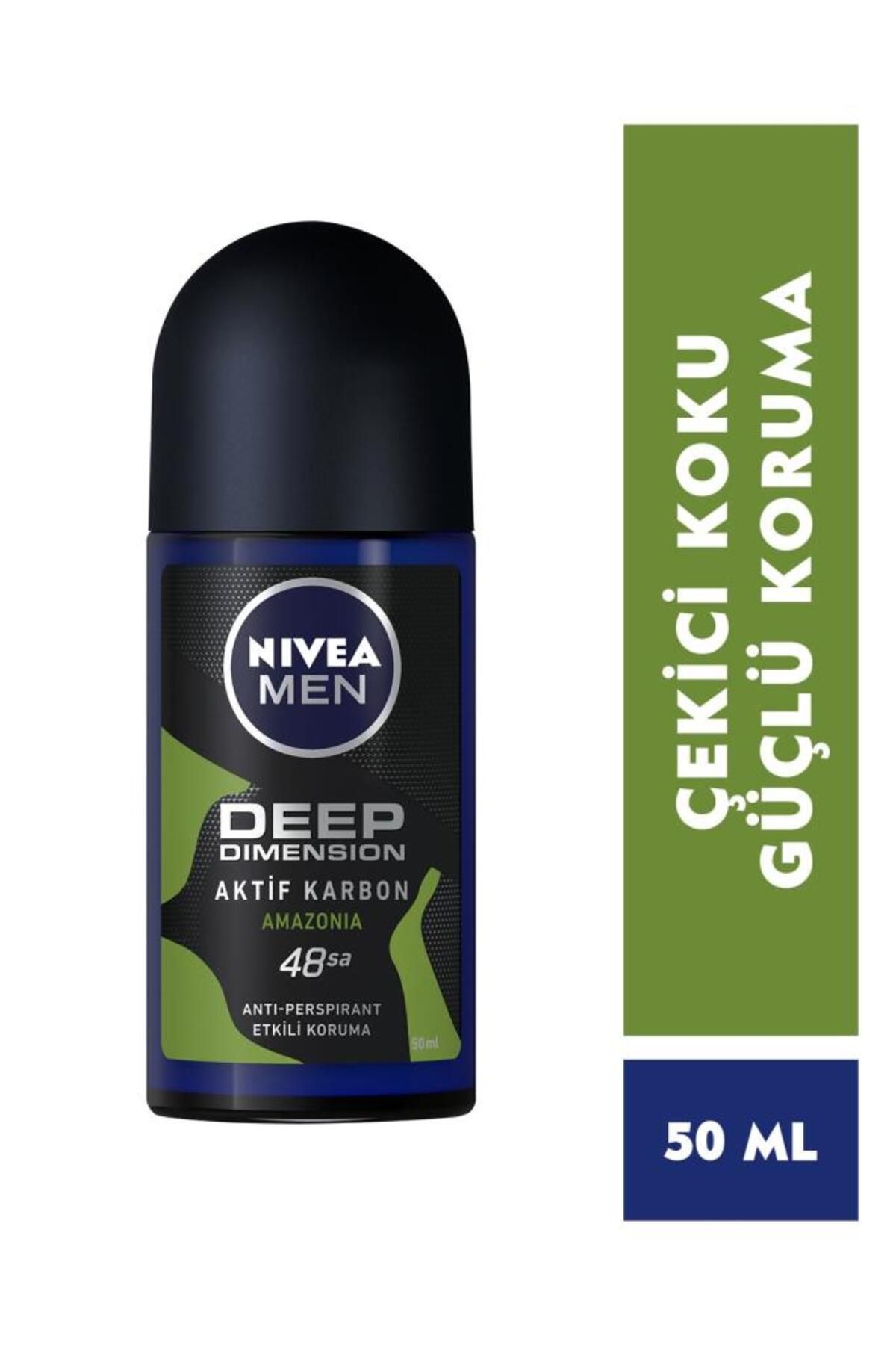 NIVEA Men Deep Dimension Amazonia Deodorant Roll On 50 ml