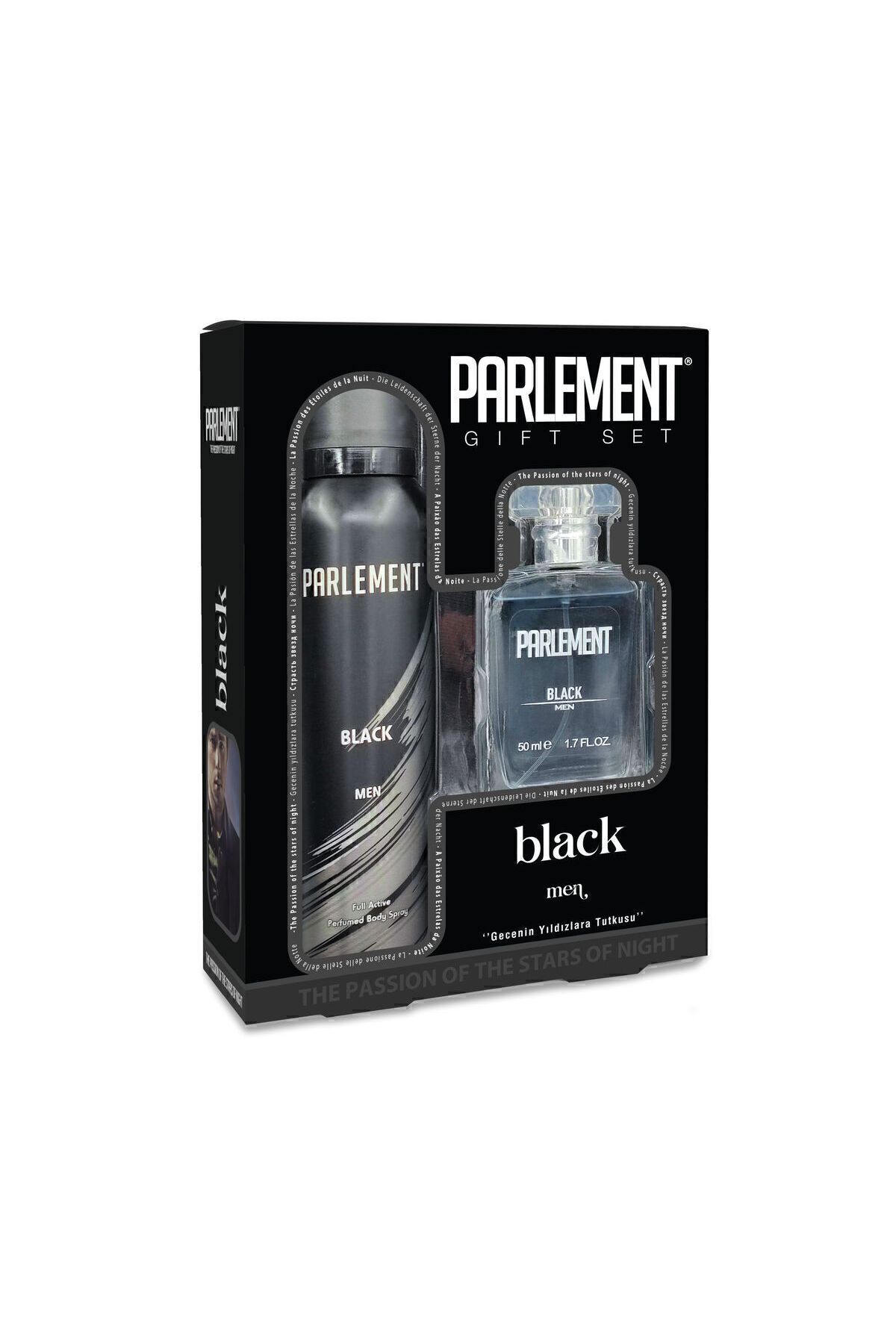 Parlement Kozmetik Parlement Black Men Set Parfüm 50 Ml Edt&150 Ml Deo