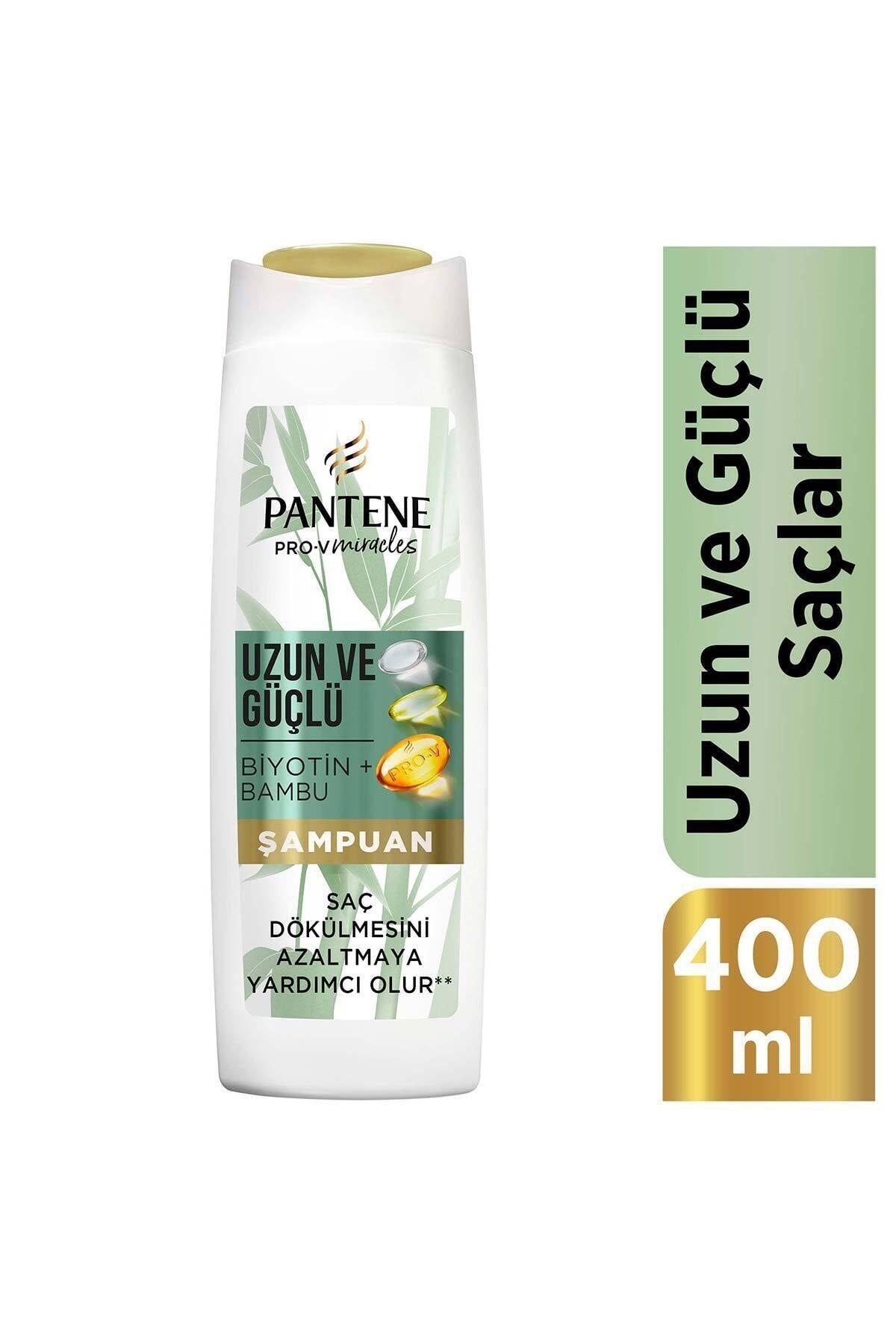 Pantene Uzun Ve Güçlü Şampuan, Bambu Ve Biyotinli, 400ml