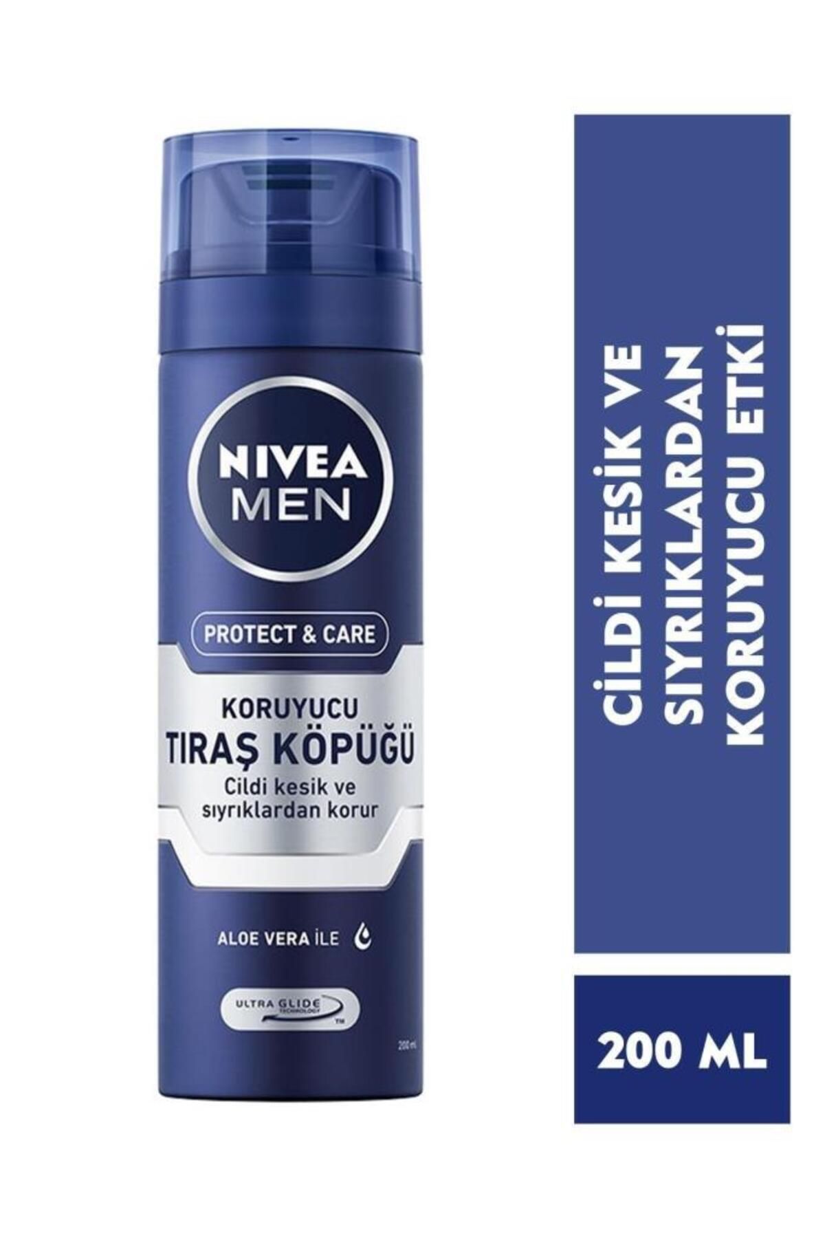 NIVEA Protect & Care Koruyucu Tıraş Köpüğü 200 ml