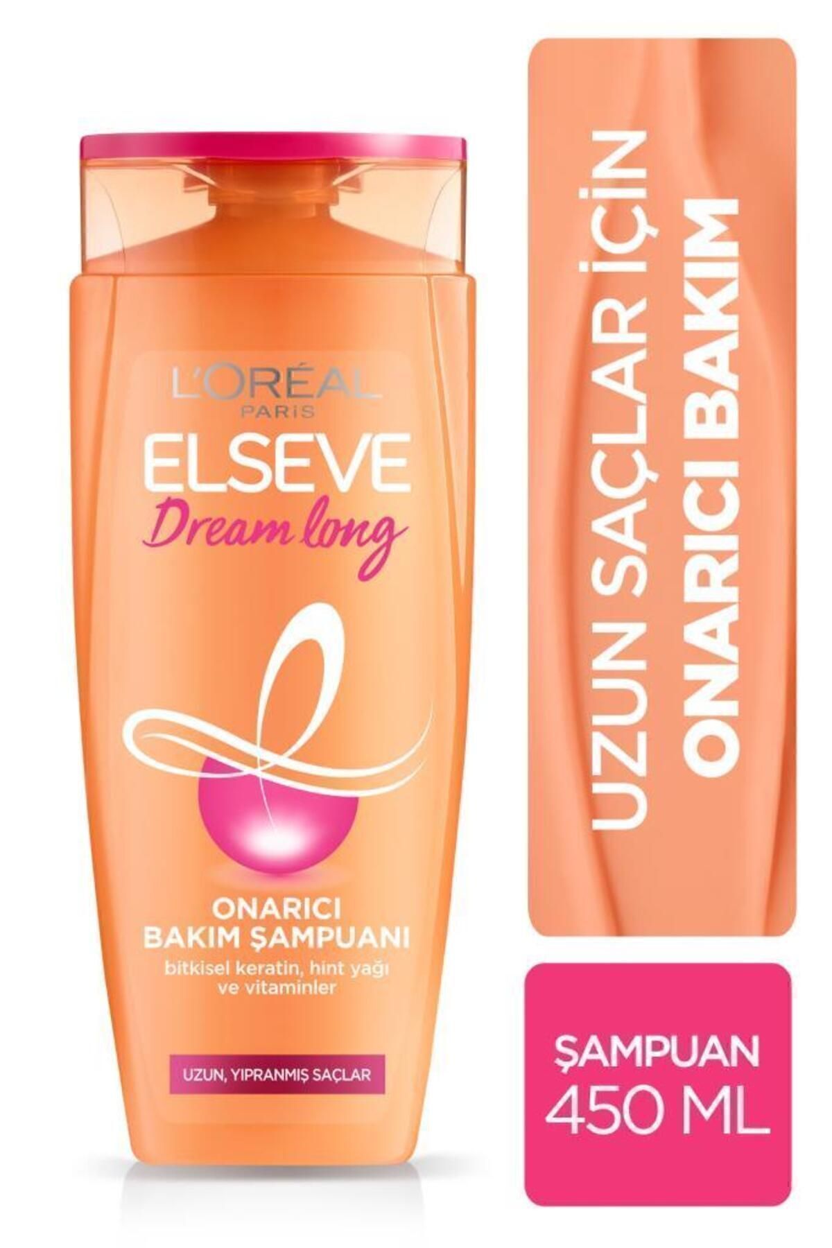 Elseve L'oreal Paris Dream Long Onarıcı Bakım Şampuanı 450 ml