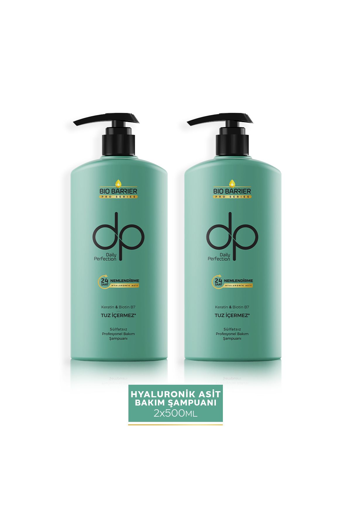 dp Daily Perfection Bio Barrier Şampuan 24 Saat Nemlendirme 2 Adet 500 ml