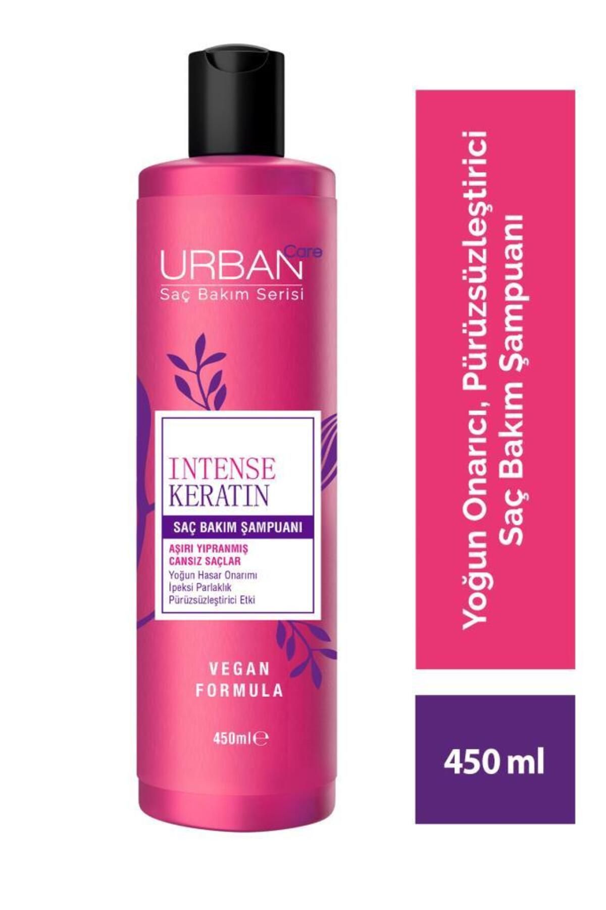 Urban Care Intense Keratin Aşırı Yıpranmış Saçlara Özel Saç Bakım Şampuanı-450 Ml-vegan