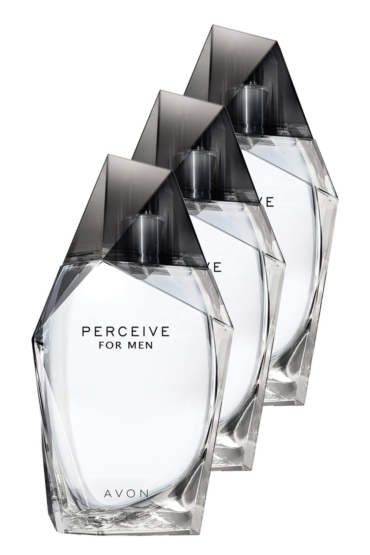 Avon Perceive Erkek Parfüm Edt 100 Ml. Üçlü Set