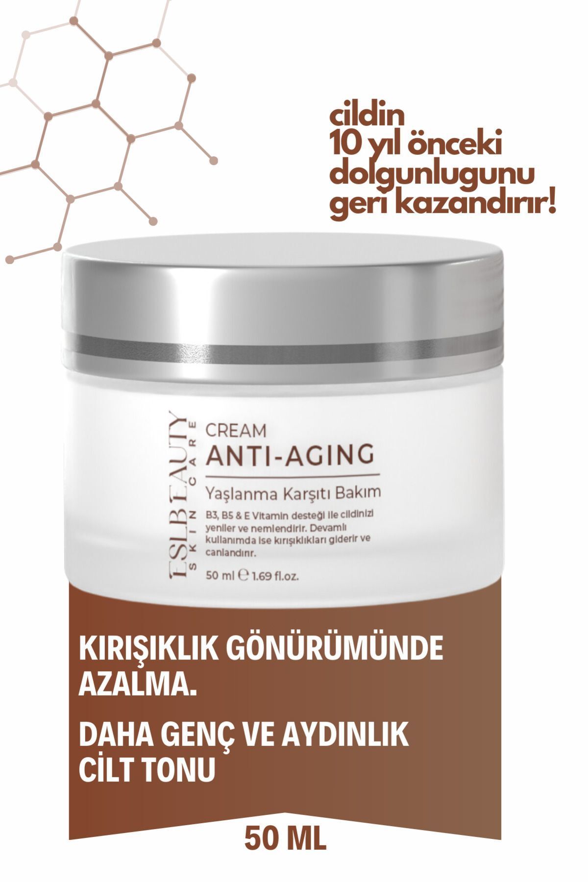 Gençleştiren Yaşlanma Karşıtı Ve Kırışıklık Karşıtı Krem 50 ml