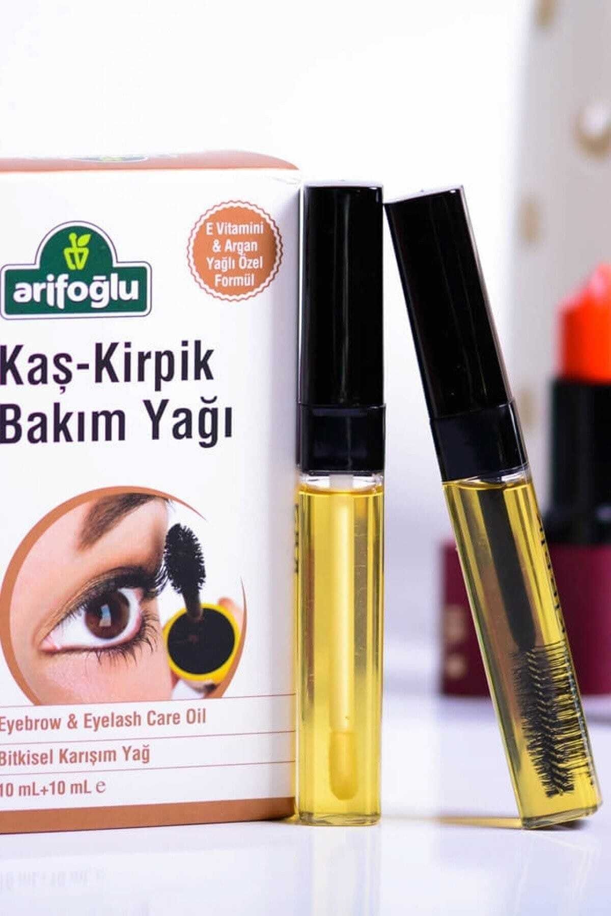 Kaş Kirpik Bakım Yağı 10 ml + 10 ml -Argan Yağlı & Doğal E Vitaminli