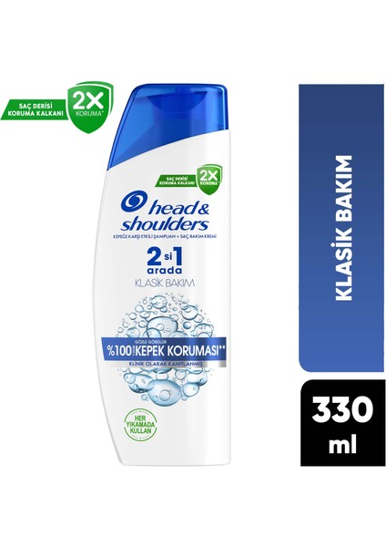 Head & Shoulders Klasik Bakım 2'si 1 Arada Kepek Karşıtı 330ML Şampuan