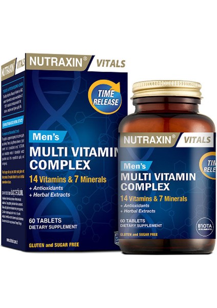 Nutraxin Men's Multi Vitamin Complex 60 Tablet